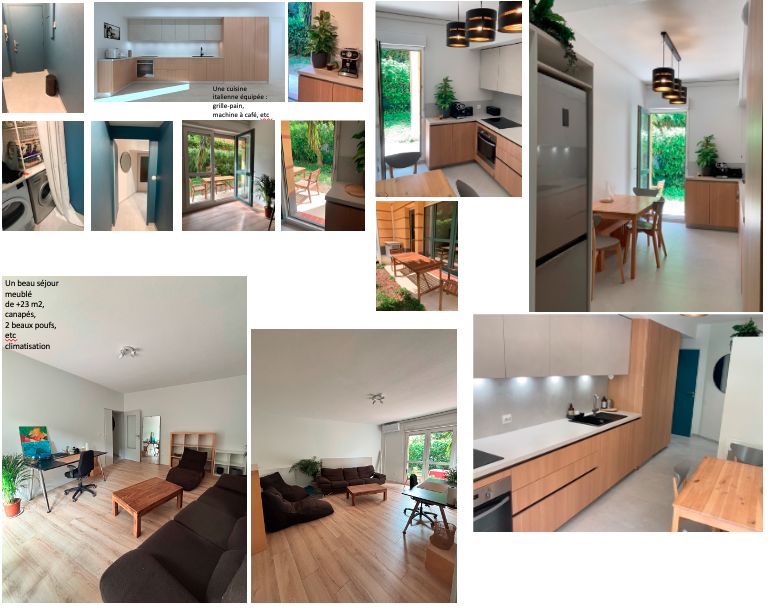 Appartement entier|1550ユーロ(wifi・水道・電気・保険込み)